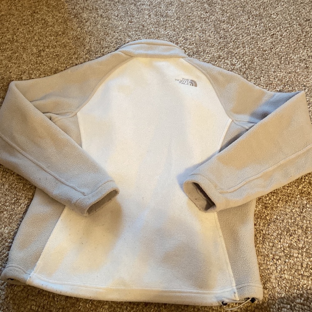 The North Face Gray and White Zip Up - Picture 8 of 11